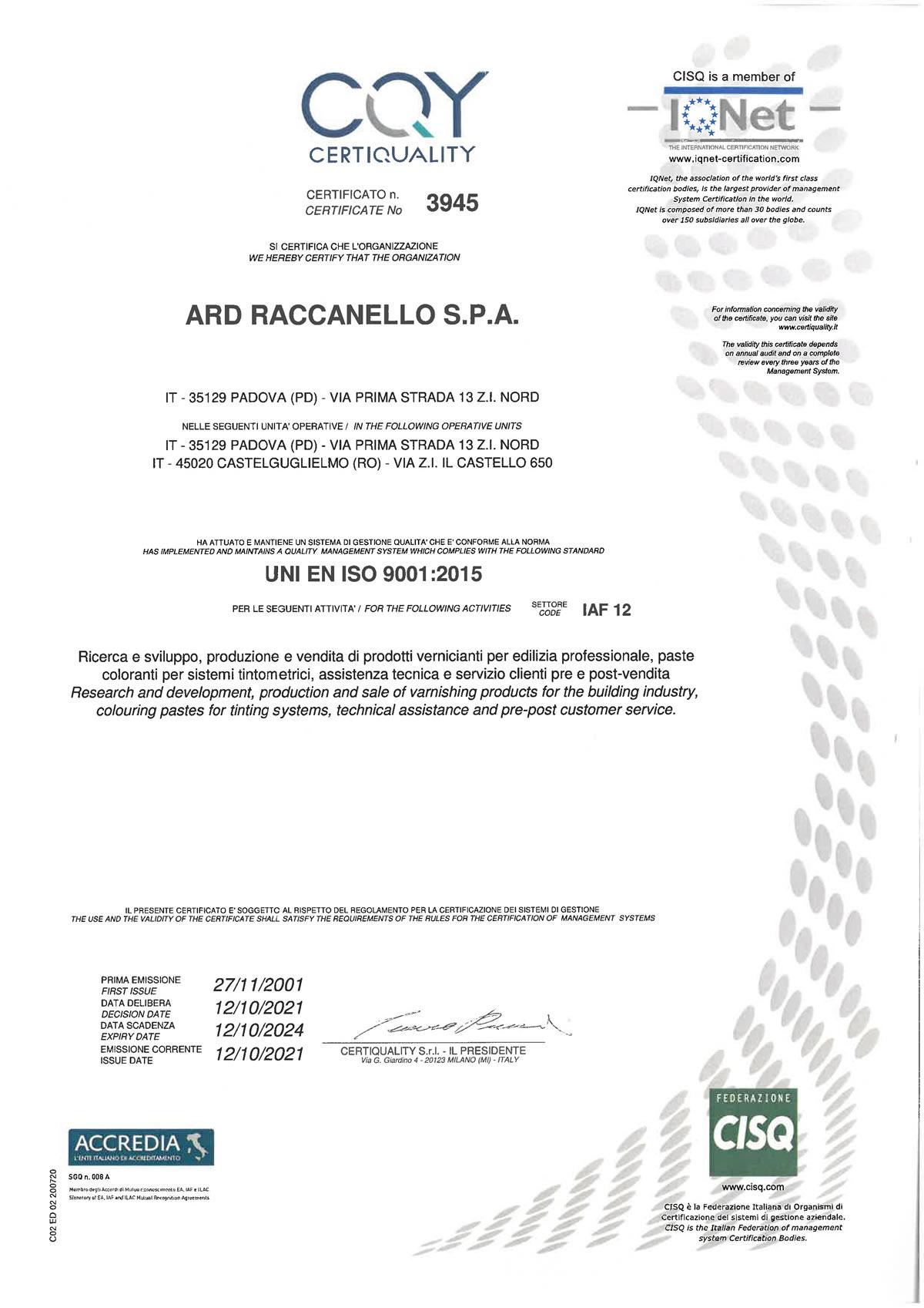 ISO 9001-2015 scad. 2024-12-10